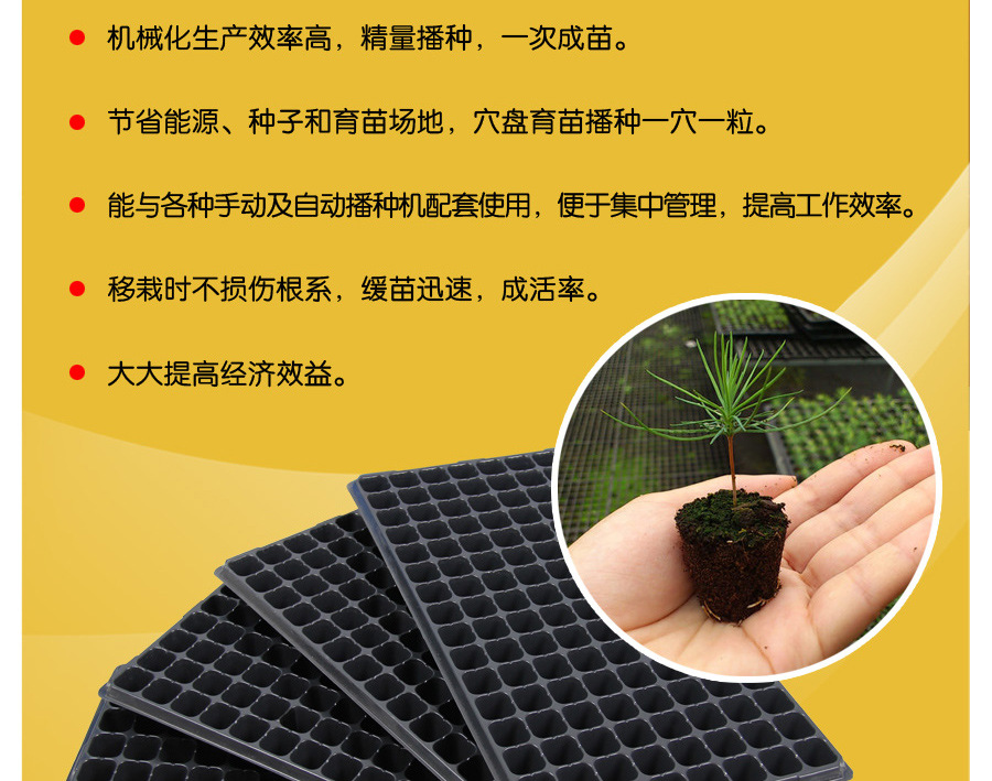 【云农牌穴盘 0.8厚(125g)128孔x170片 育苗穴盘】价格,厂家,图片,其他橡胶制品,昆明雷马经贸-